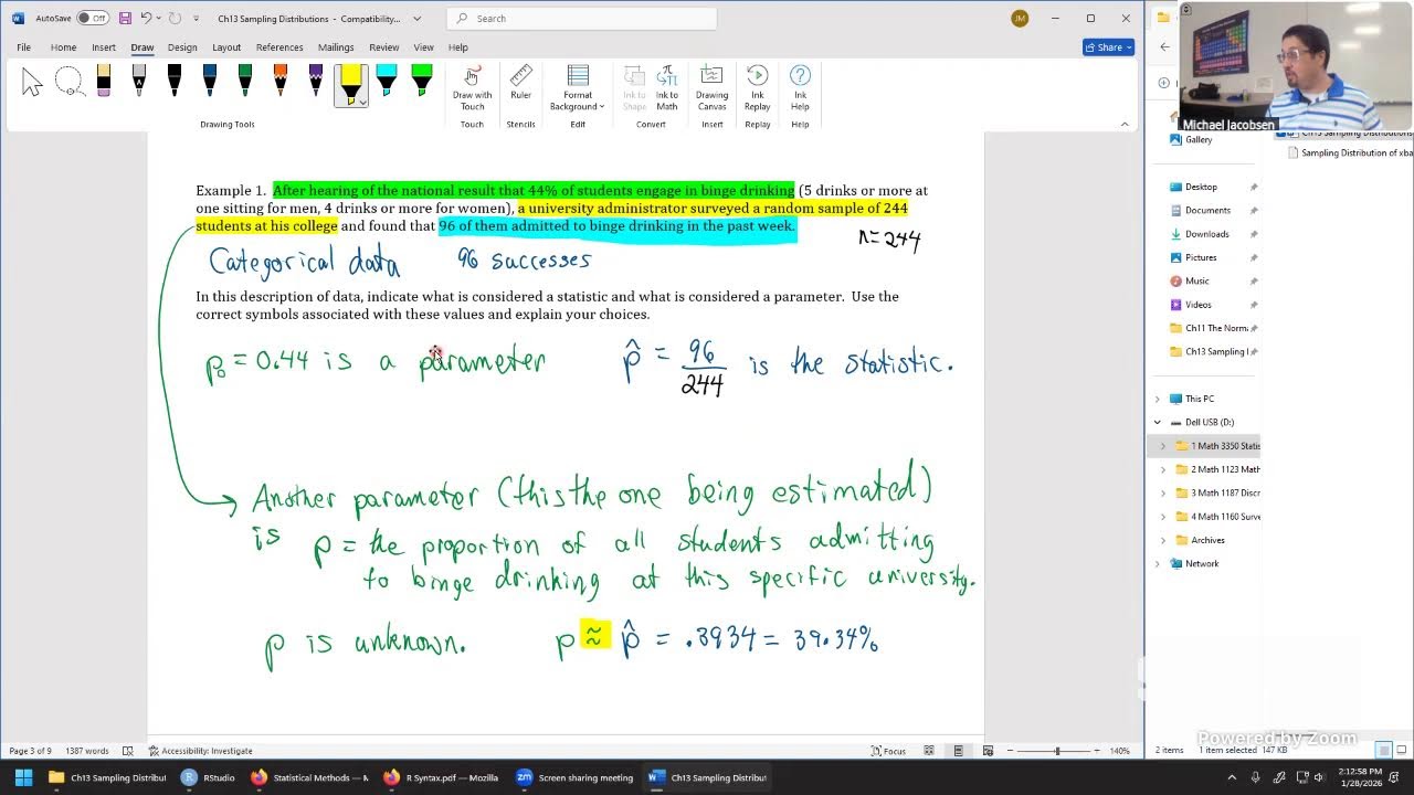 Math 3350 - 28 January 2026 - Chapters 11, 13