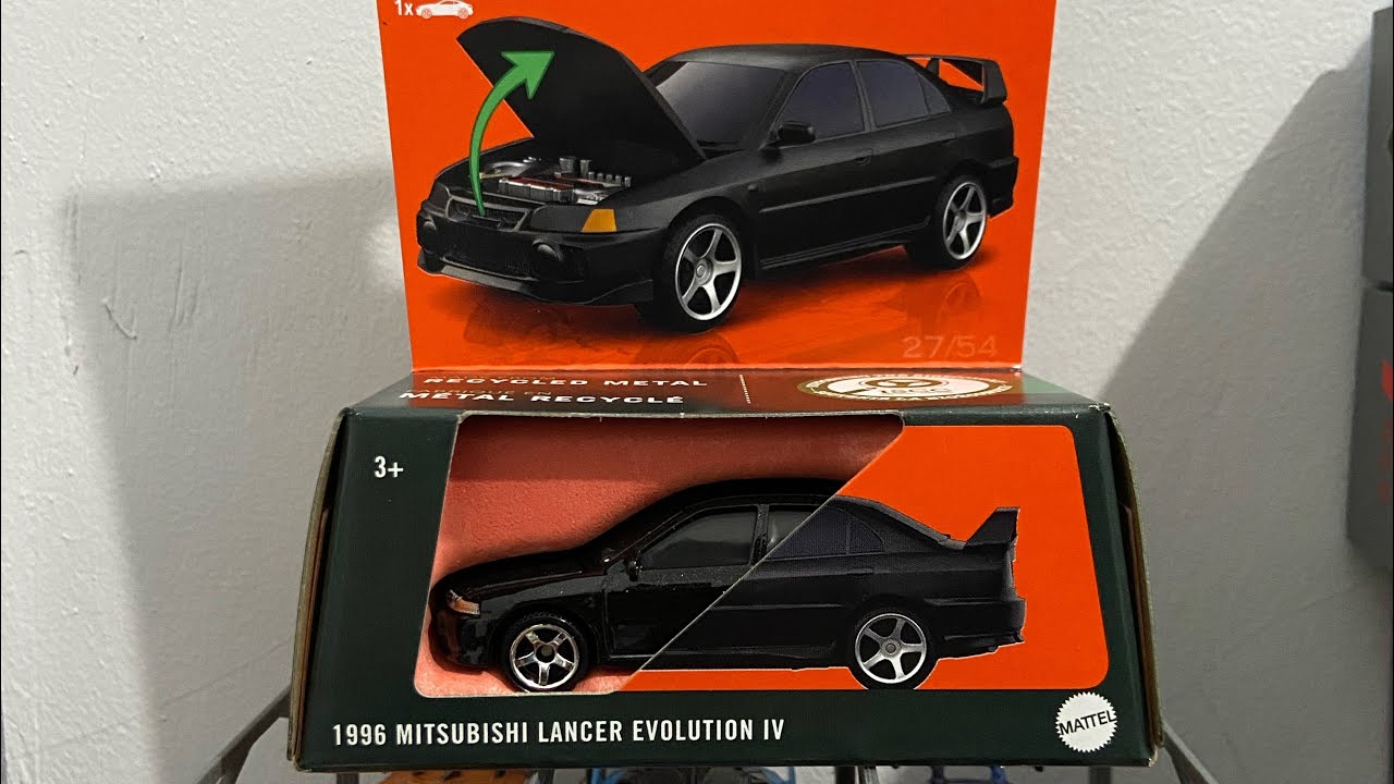 Review Matchbox Moving Parts Mitsubishi Lancer Evo IV #matchbox #diecast #mitsubishi