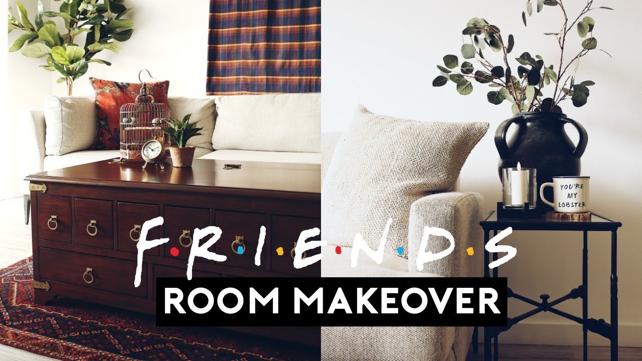 FRIENDS INSPIRED ROOM MAKEOVER 25th ANNIVERSARY!