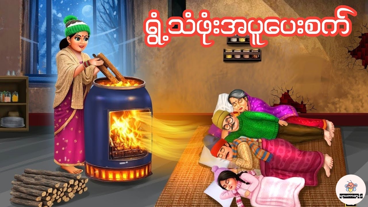 ရွှံ့သံဖုံးအပူပေးစက် #မြန်မာကာတွန်း #ပုံပြင် #ကာတွန်း #cartoon 