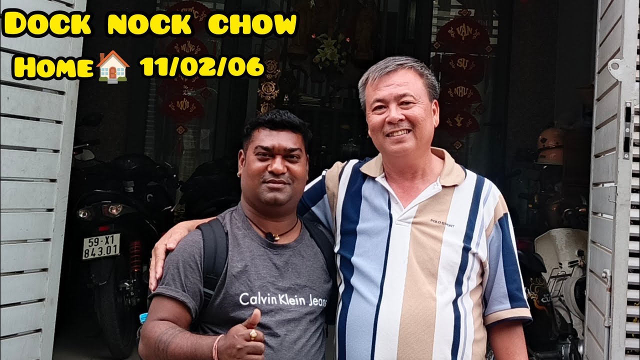 Hôm nay tôi đến nhà bác sĩ Nok Chau. 