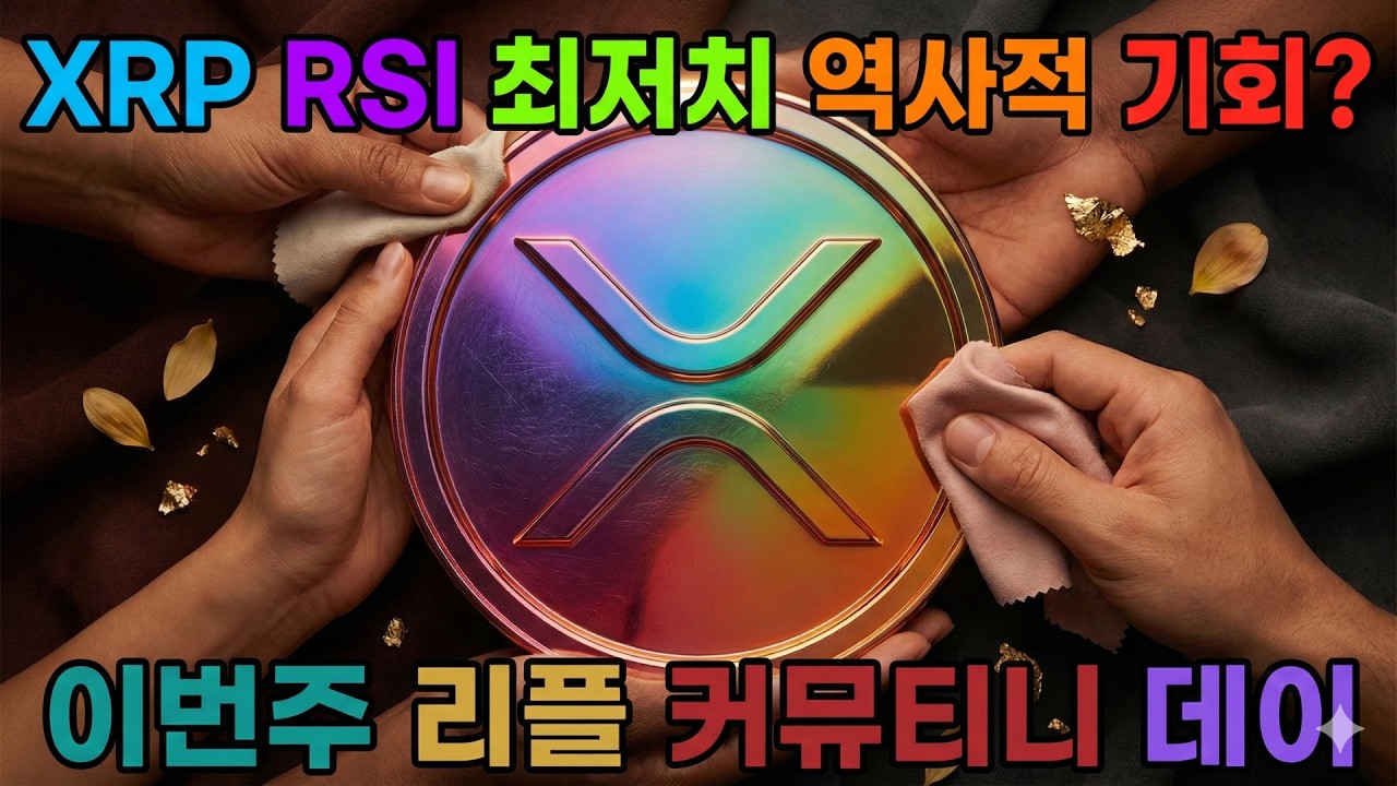 XRP RSI 최저치 기록 역사적 기회? 이번주 리플 커뮤티니 데이 최신 해외소식 총정리 2026년 2월 9일 매일 업데이트