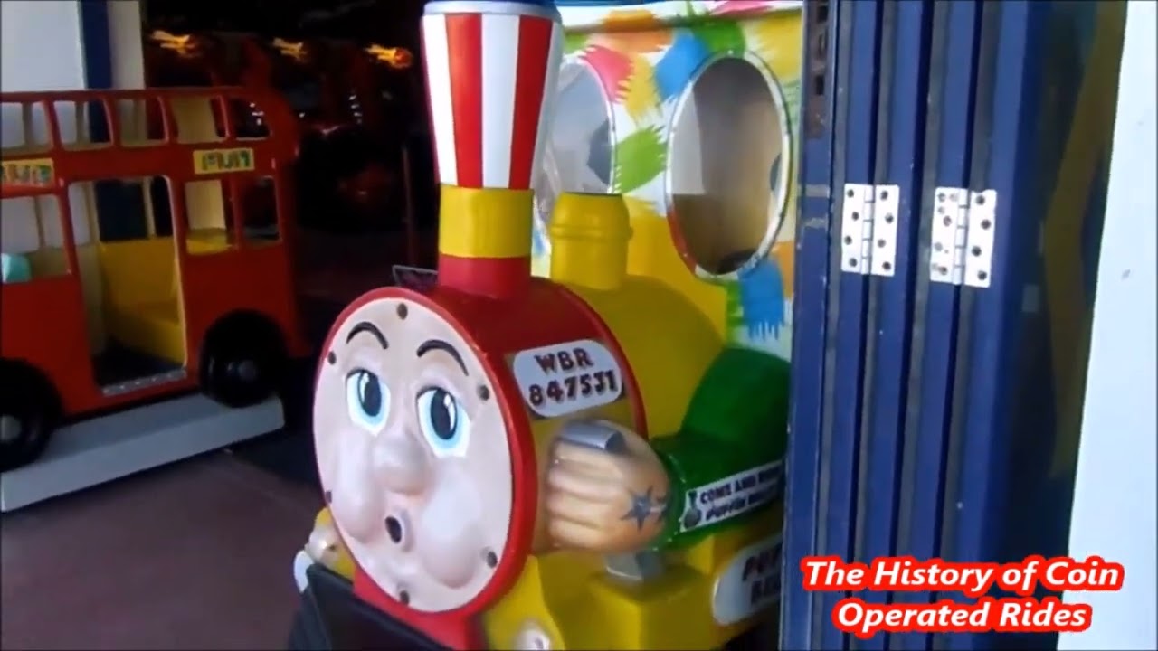1990s Whittaker Brothers Coin Operated Steam Engine Kiddie Ride - Puffin' Billy