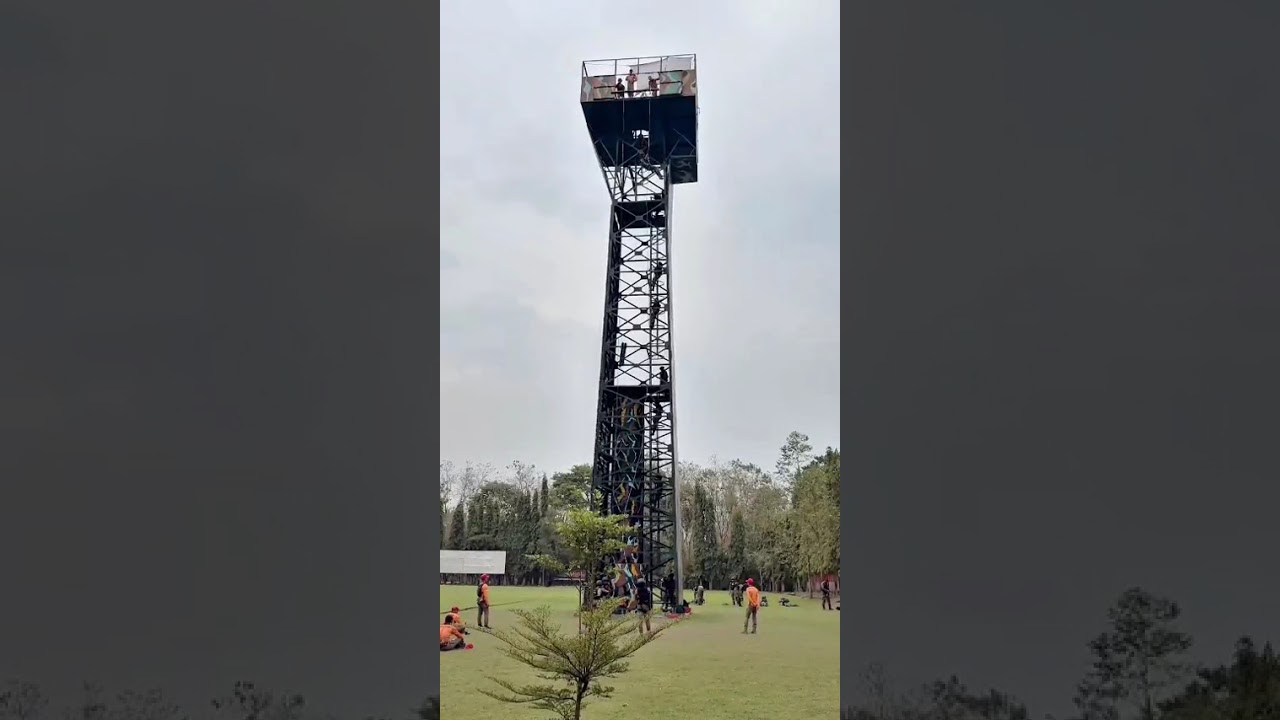 TEKNIK RAPPELING TERCEPAT BRIMOB