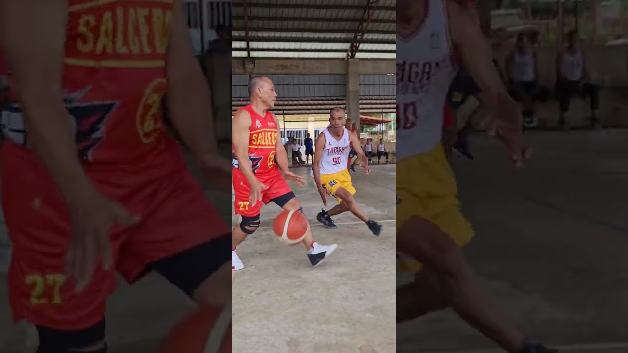 1st two minutes of 4th quarter SGB Salcedo 50s Kuya Ed TV vs Borongan city 50s #exhibition #game 