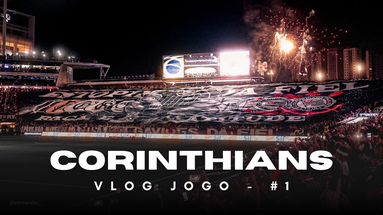 Fui no jogo do Corinthians: O que ninguém vê na arquibancada (Vlog) - A Fiel pelas minhas lentes