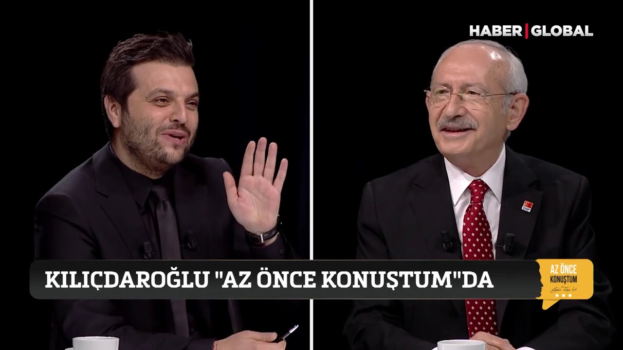 CHP Genel Başkanı Kemal Kılıçdaroğlu, Az Önce Konuştum programında Candaş Tolga Işık'ın konuğu oldu