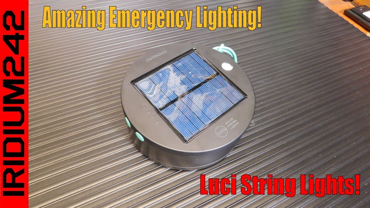 Emergency Lighting   MPOWERD Luci String Lights!