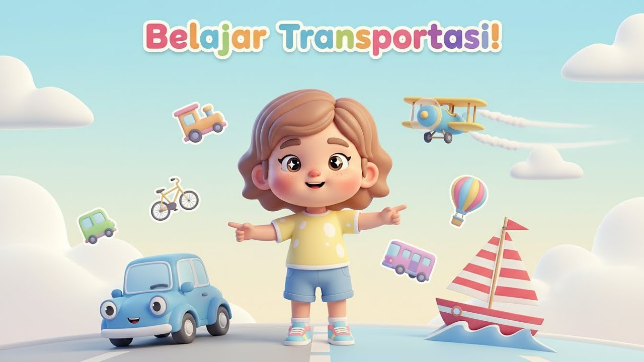 Belajar Mengenal Transportasi &ndash; Lagu Edukasi Kendaraan untuk Anak | by Lurnic