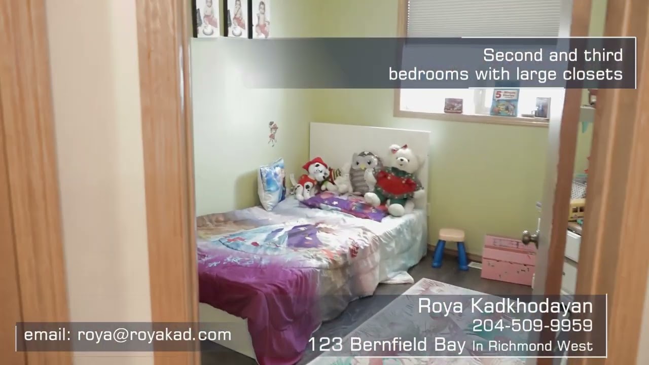 123 Bernfield Bay  in Richmond West with Roya Kadkhodayan