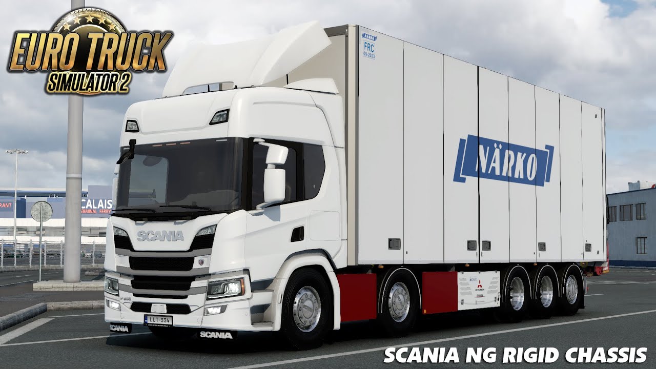 Euro Truck Simulator 2 - Rigid Chassis Addon for Eugene Scania NG by Kast | ETS2 Mods 1.40