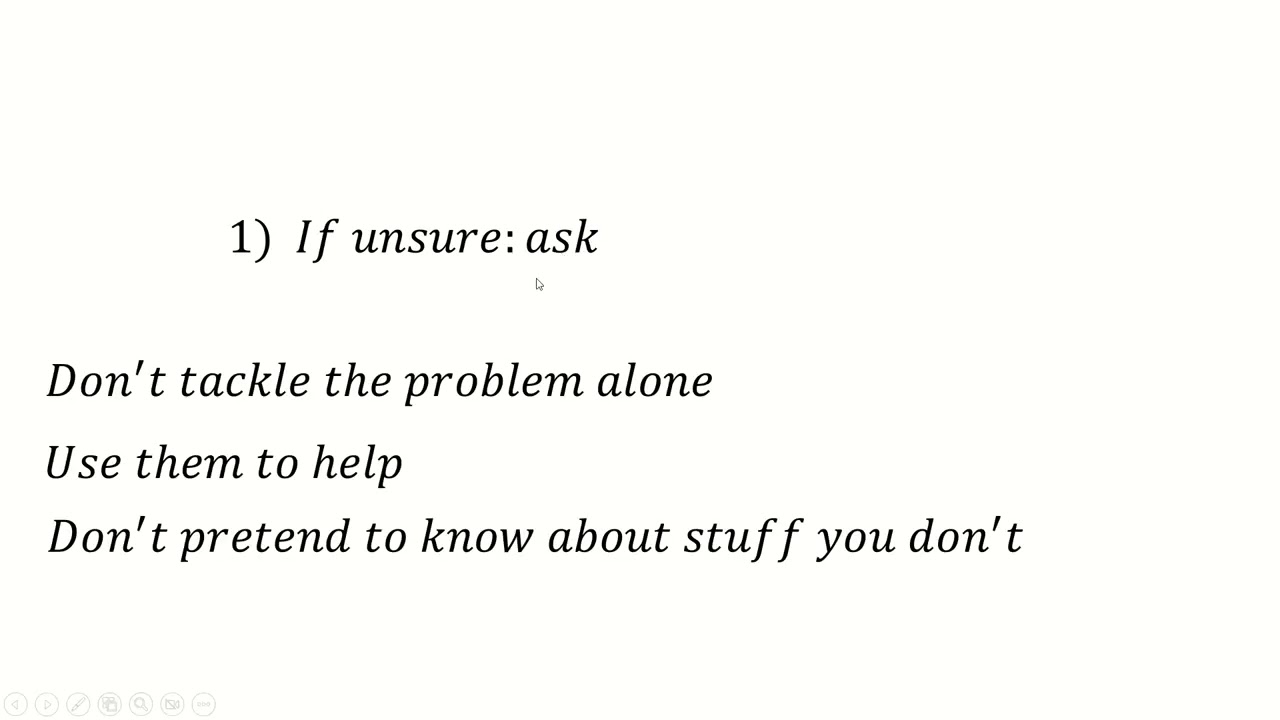 Interviews in math courses