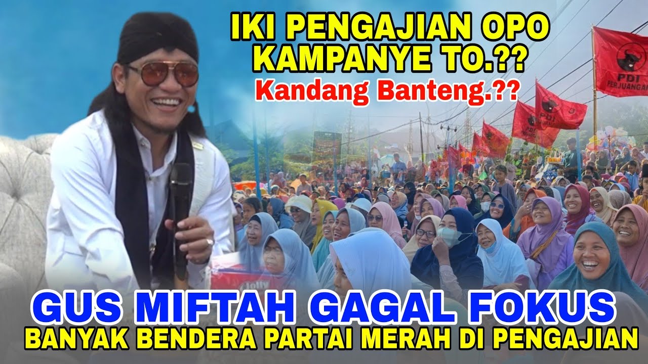 Gus Miftah Terbaru 2023 ~ PENGAJIAN DI KANDANG BANTENG Lucu Poll Live Krengseng Gringsing Batang