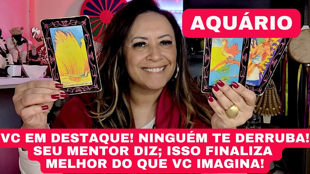 AQUÁRIO ♒️VC EM DESTAQUE! NINGUÉM VAI TE DERRUBAR! QUEM TE PROTEGE NÃO DORME E NEM COCHILA