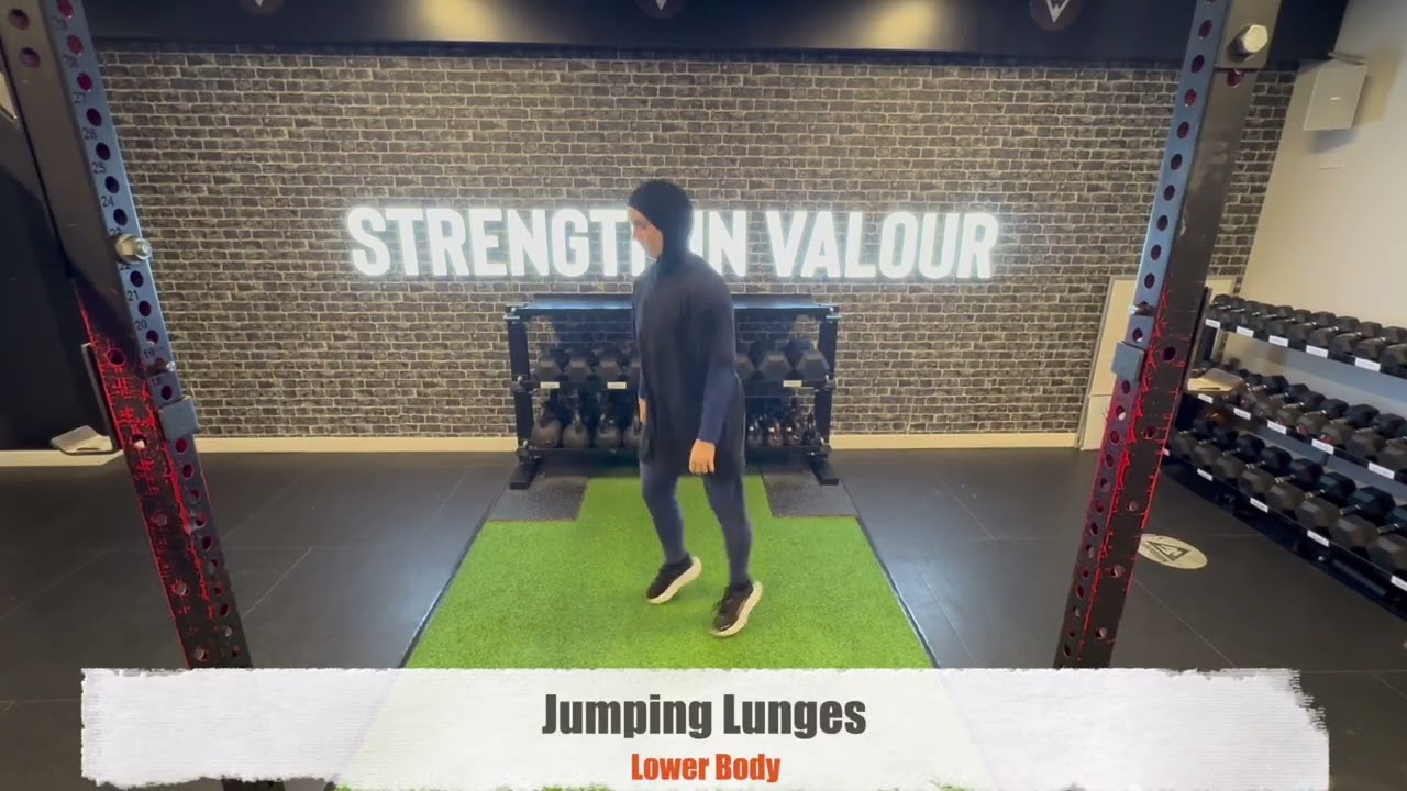 Jumping Lunges