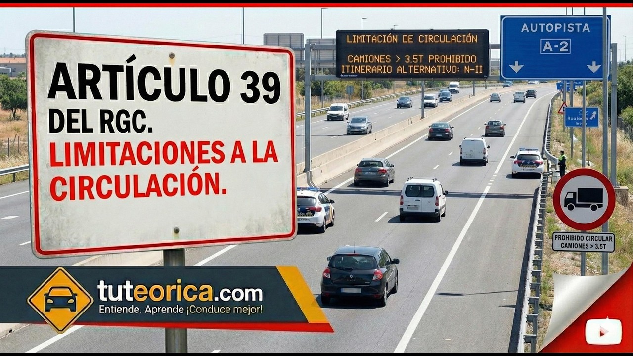 39. Limitaciones a la circulación. ¿Te pueden PROHIBIR circular? 🚫 Lo que no te cuentan del Art. 39