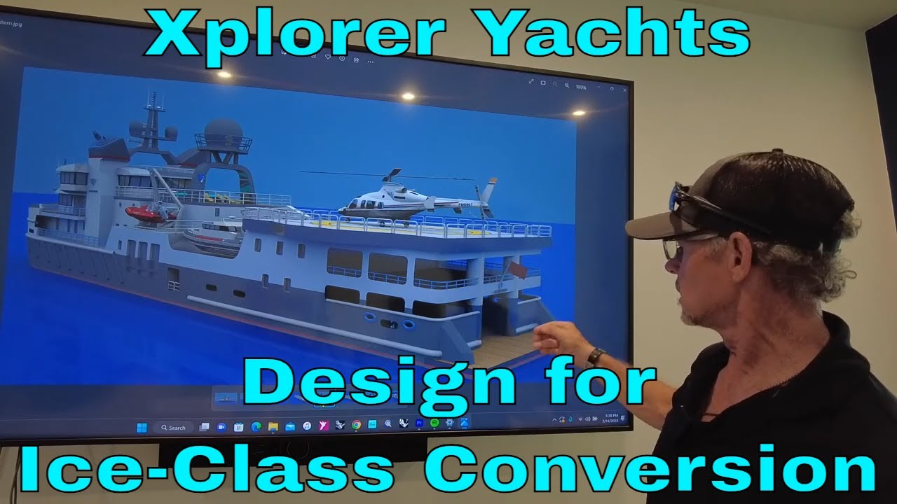 Grant Maughan design for 221 ft/68m Ice-Class Expedition Yacht Conversion