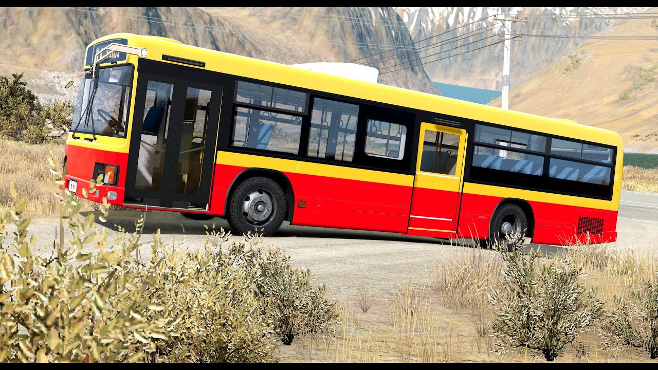 BeamNG Drive - Hirochi Aero Bus on The Automation Map