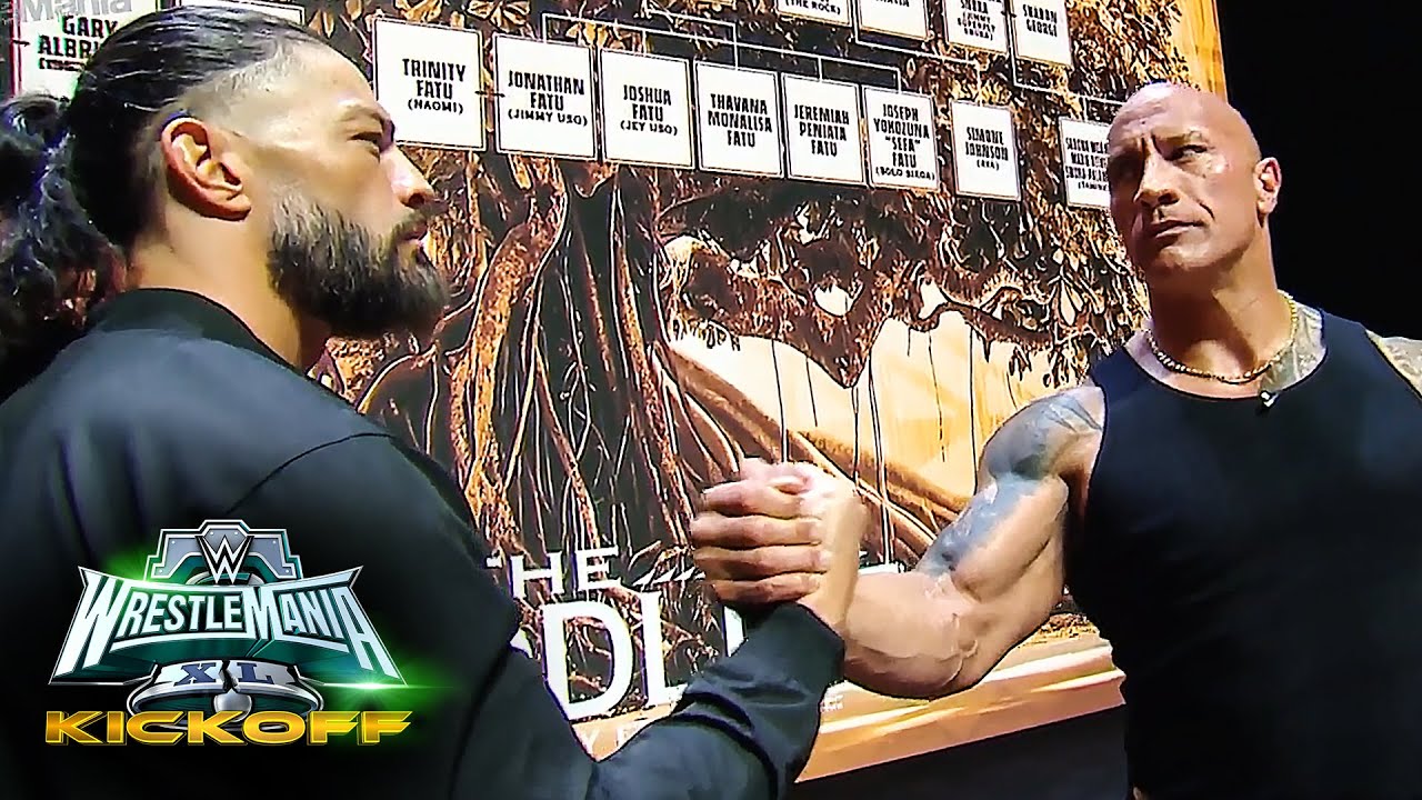 Рок утверждает, что в WWE есть только одна королевская семья: начало WrestleMania XL