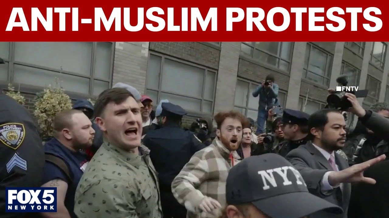 Latest on explosives thrown during anti-muslim protest Saturday