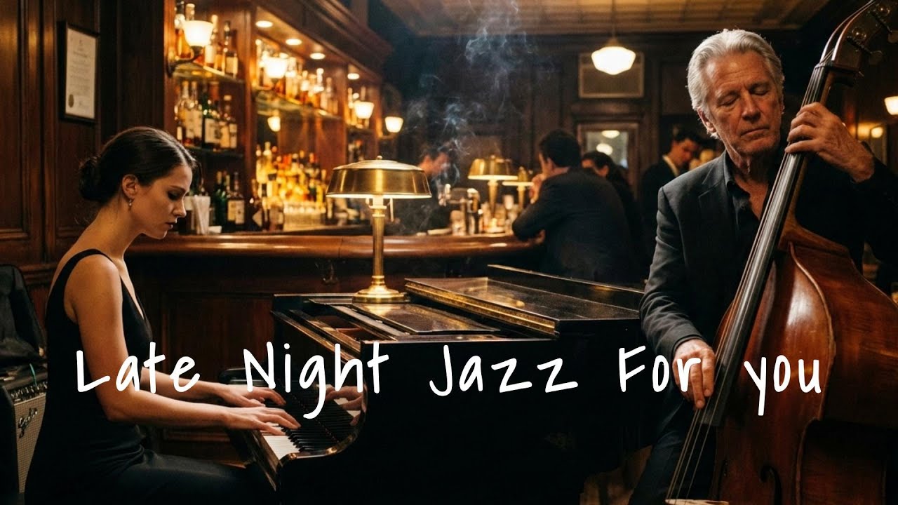 Late Night Jazz & Lo-fi Vocals - Chill Mix for Sleep & Study | Rainy City Ambience