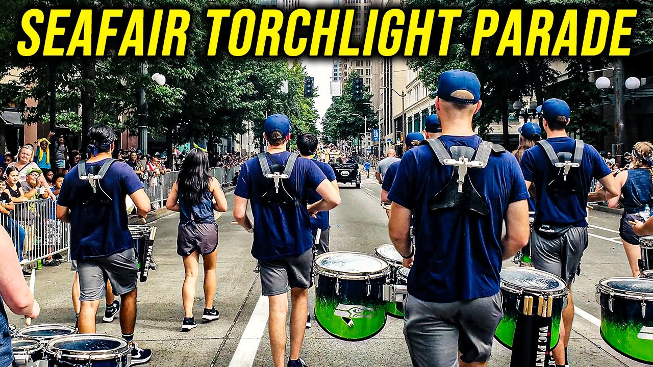 Seahawks Drumline - Seafair Parade 2023