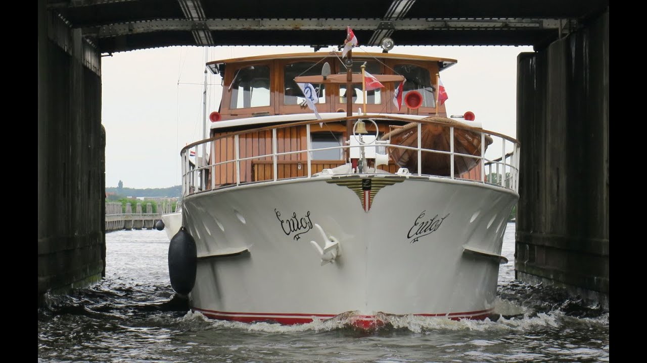 Classic motor yacht Euros II was launched as Pelikaan II in 1949