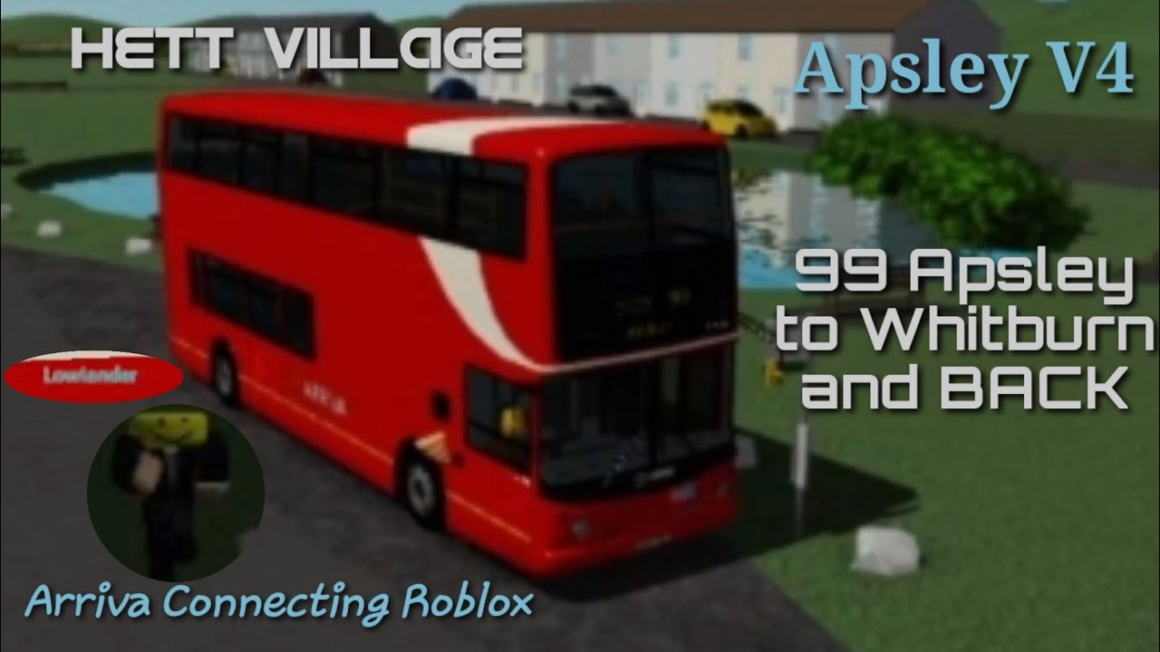 [ROUTE VISUAL] 99 Apsley - Whitburn - Apsley via Hett Village (NEW) | Apsley V4 | Roblox
