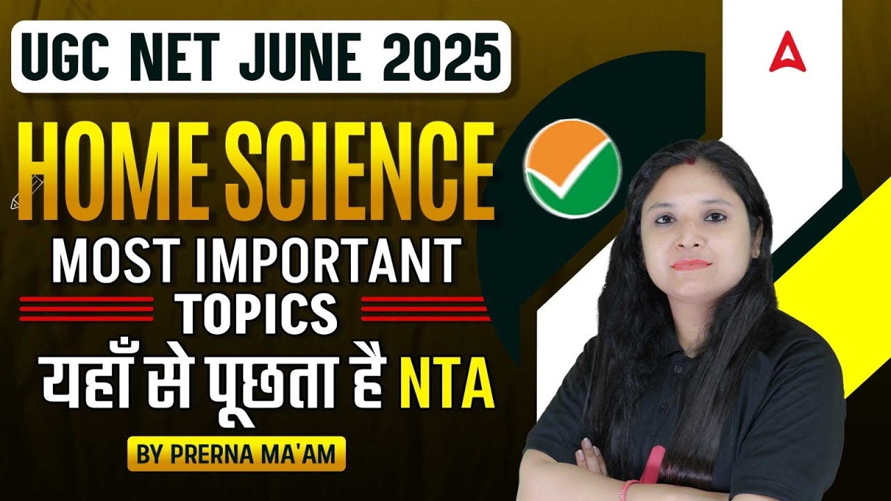 UGC NET Home Science Most Important Topics | By Prerna ma'am