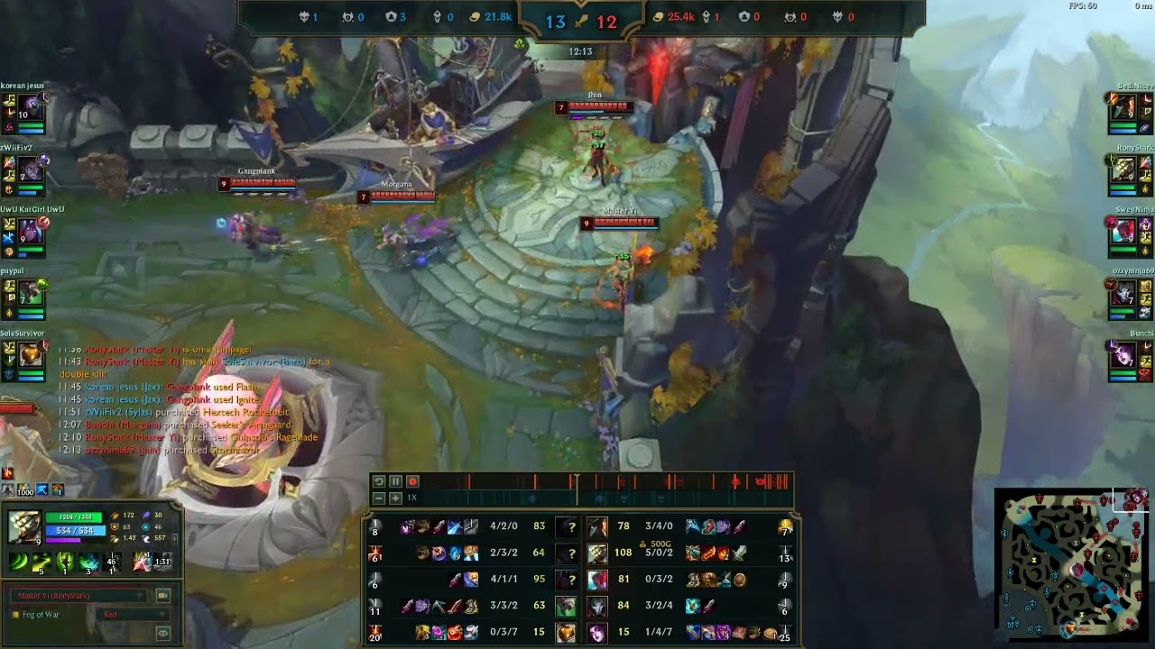 Master Yi Ronystark - 24-kill Carry - P1 OCE