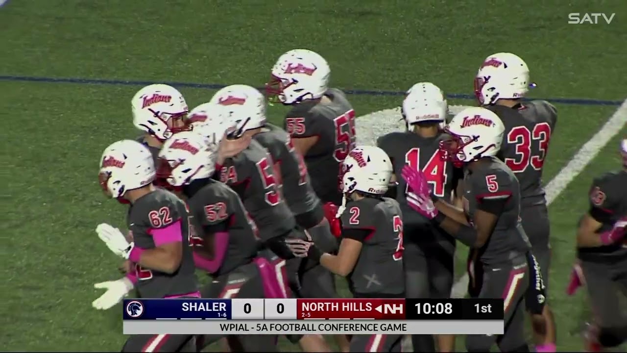 Shaler Area vs North Hills Varsity Football 10 10 25