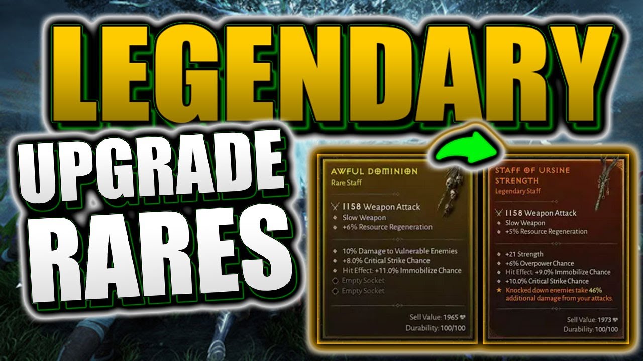 How to UPGRADE RARES to LEGENDARY in Diablo 4! Reroll Stats & More! Diablo 4 Occultist Guide!