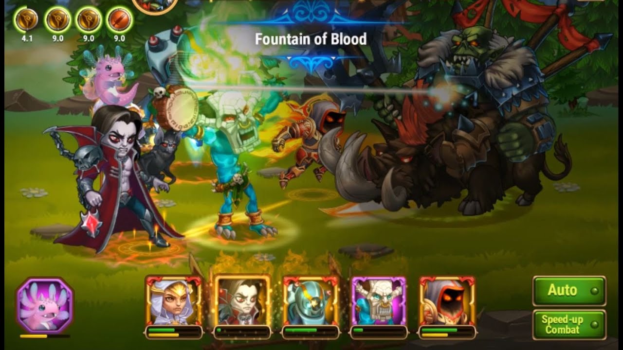 Hero Wars BROG the Conqueror 160 vs. Orion & Helios team 476K