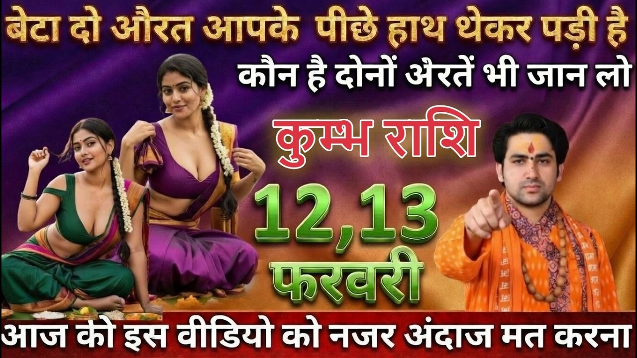 कुम्भ राशि बेटा दो औरत आपके पीछे हाथ धोकर पड़ी है कौन है दोनों औरतें अभी जान लो kumbhrashi