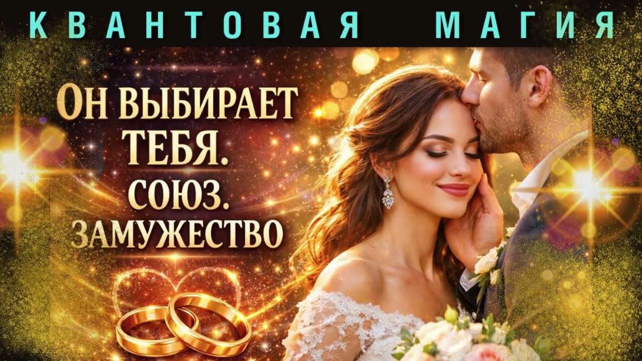💍✨ ПРИТЯЖЕНИЕ МУЖЧИНЫ И ЗАМУЖЕСТВА ⚛︎ Квантовый ритуал любви | Он выбирает тебя