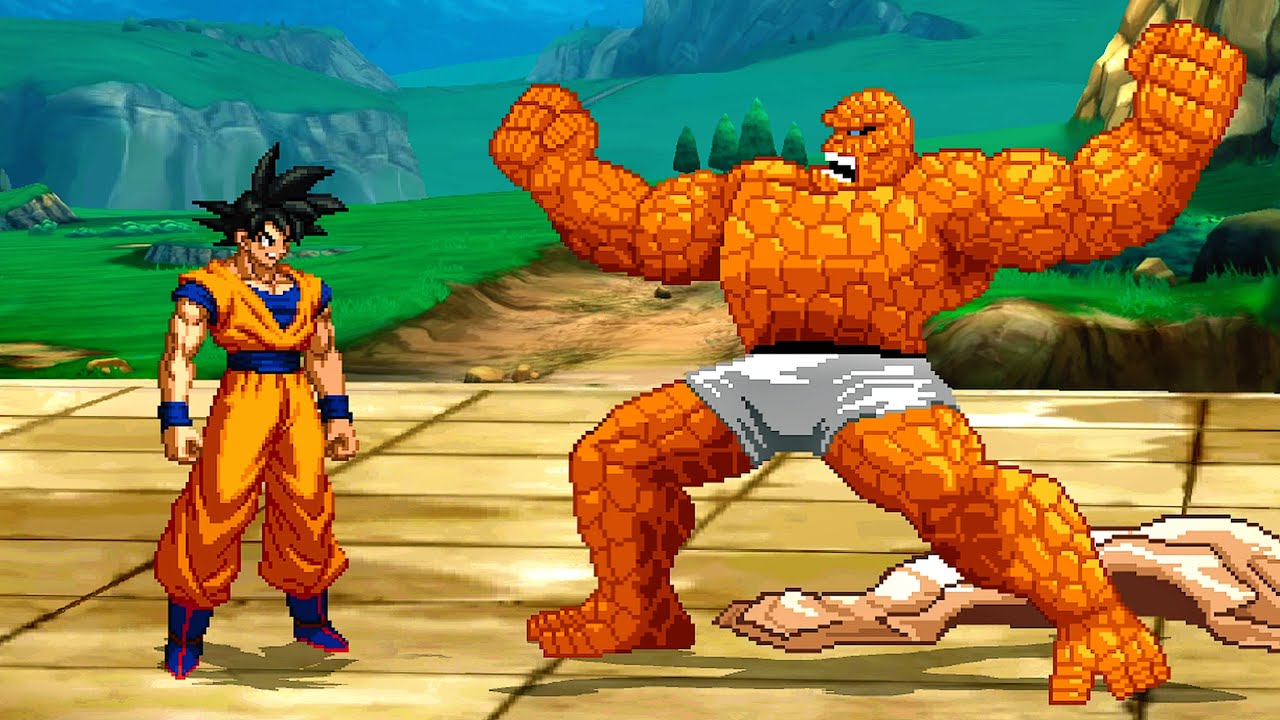 Goku Vs. The Thing -  Rage Fueled
