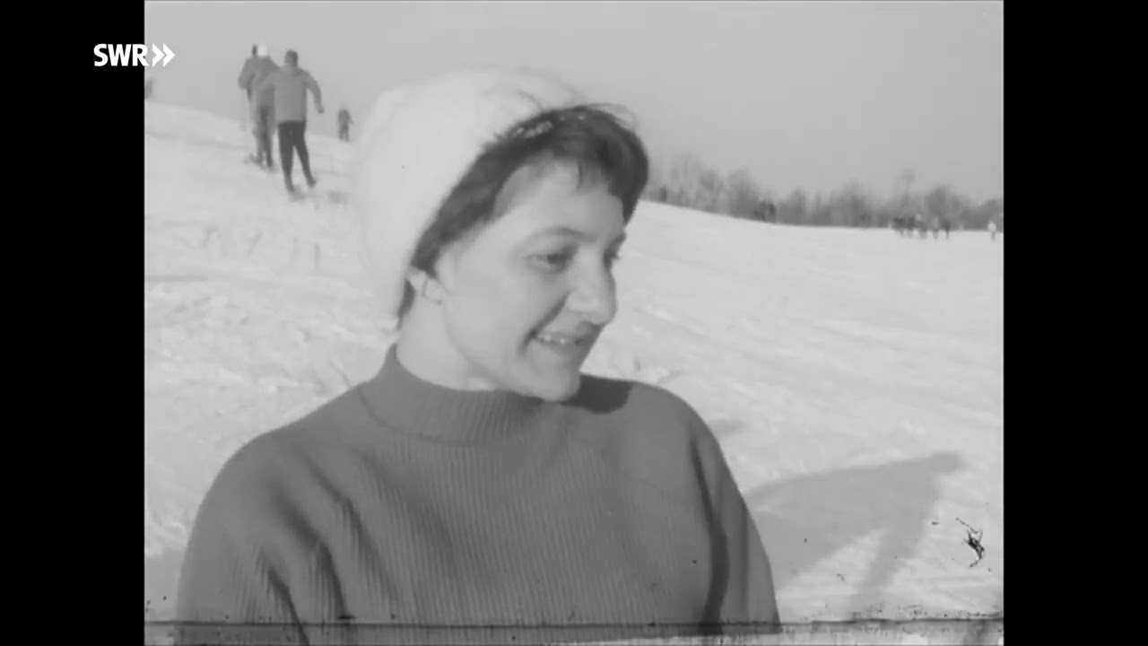 SWR Retro &ndash; Abendschau: Skikurse f&uuml;r Anf&auml;nger am Idiotenh&uuml;gel 28.01.1960
