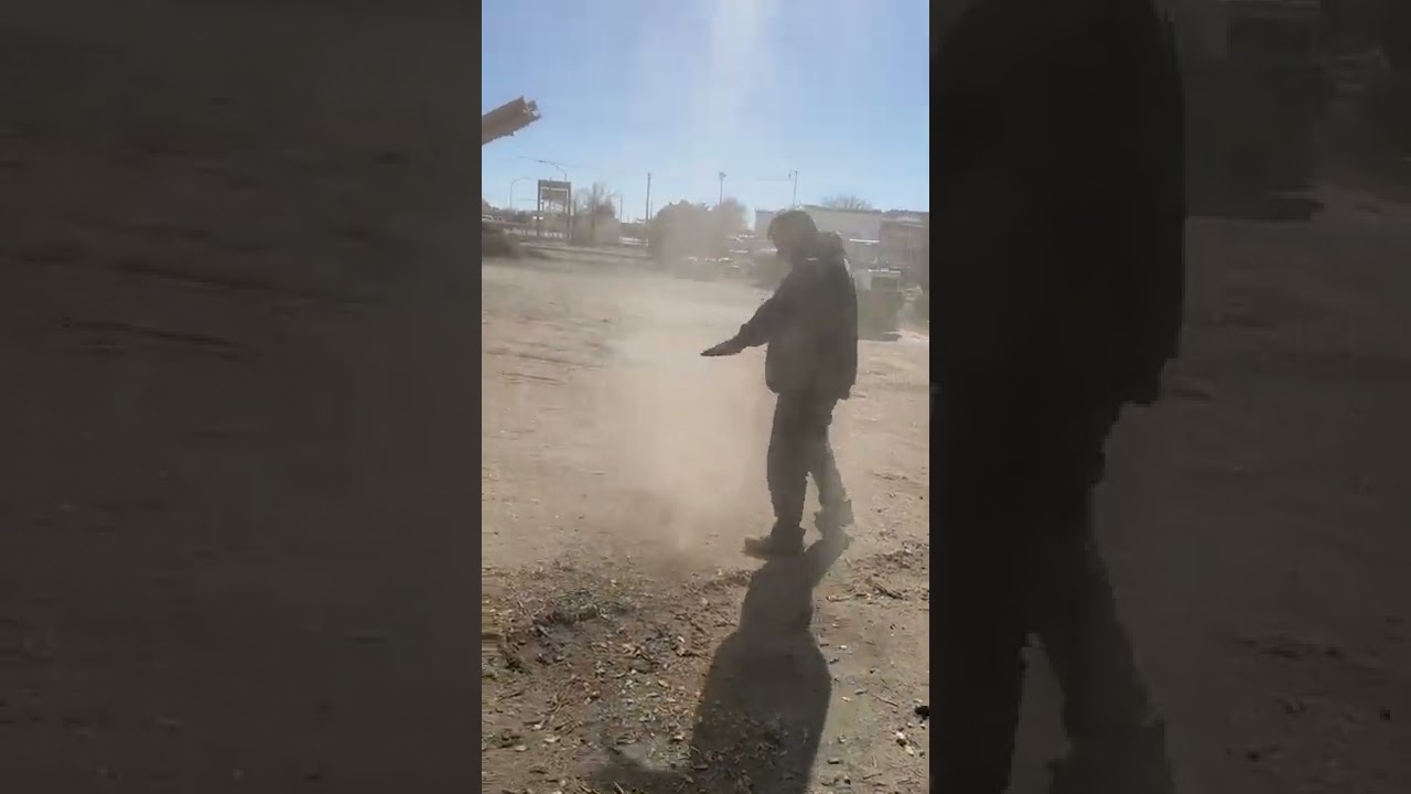 The coolest dust devil I've ever seen