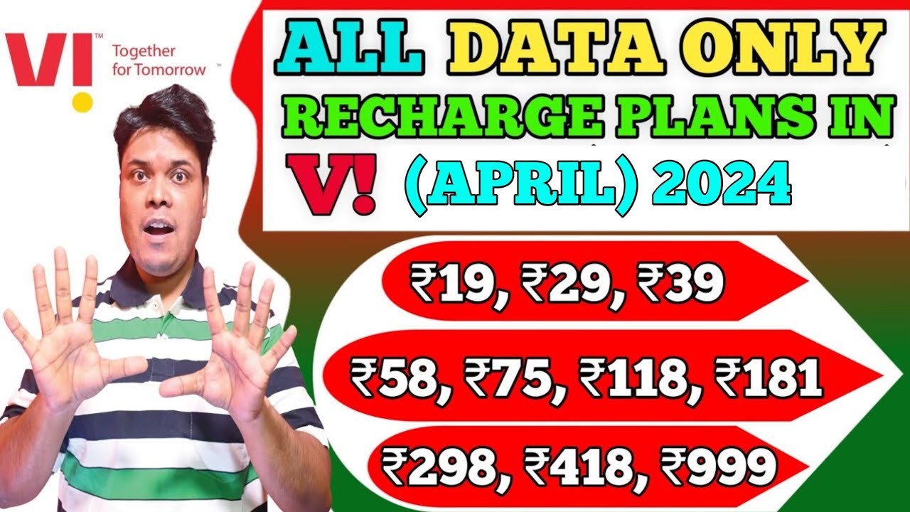 Vi Add On Data Packs | Vi Data Only Plans  | Vi Data Voucher Plans