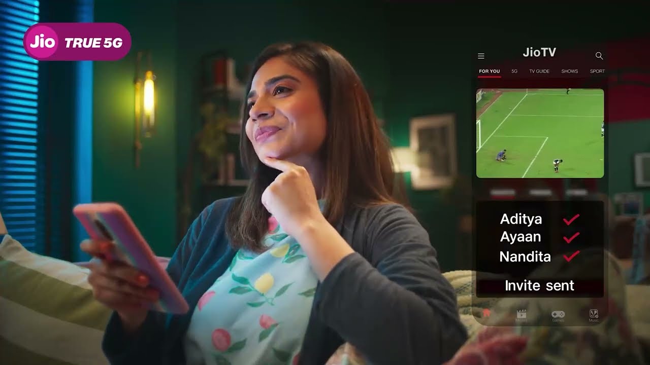 Taking India ahead with Immersive Stadium Experience with #JioTrue5G.