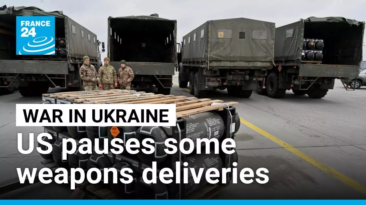 US pauses some weapons deliveries to Ukraine over depleting military stockpiles &bull; FRANCE 24