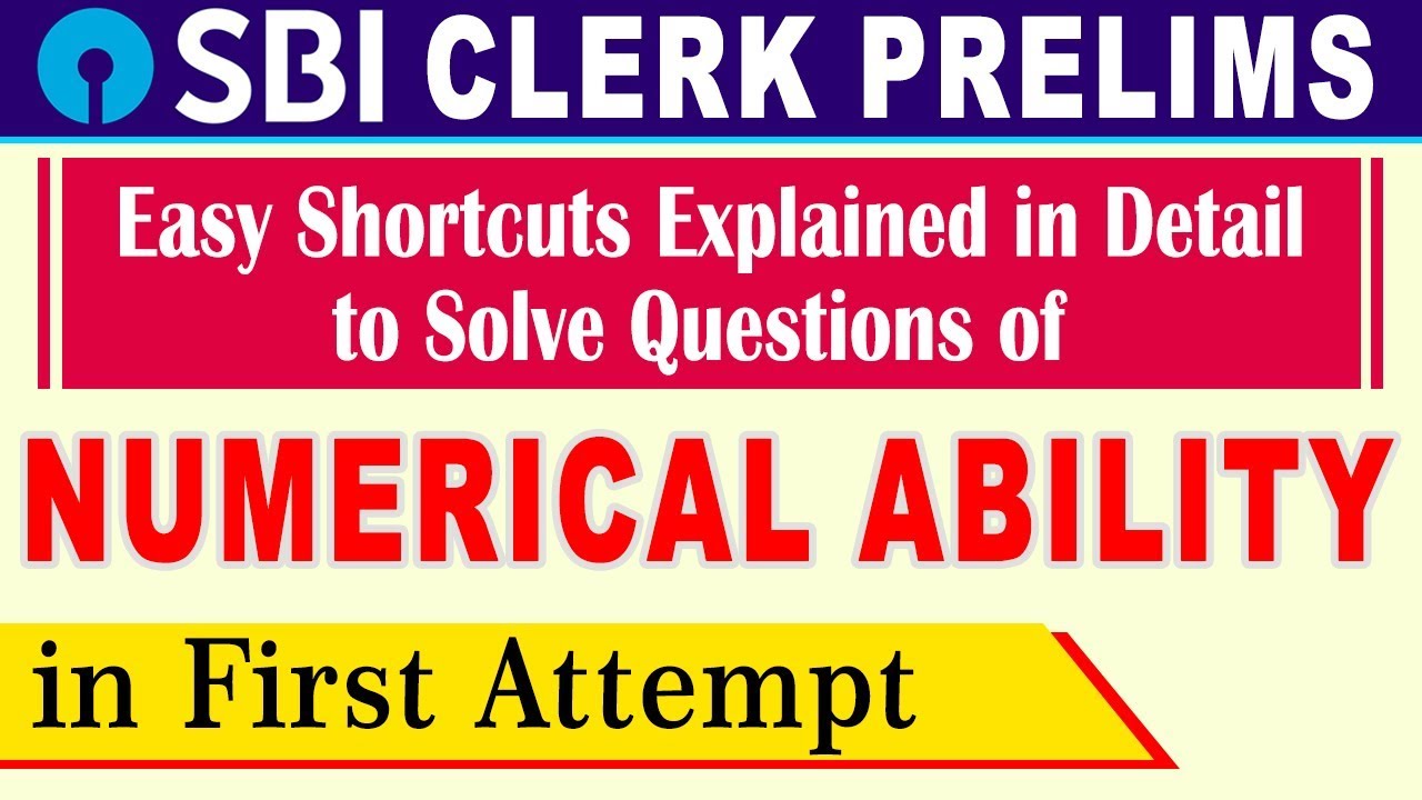 SBI Clerk Prelims Model Test -14222 | Numerical Ability Shortcuts and tips explained in detail