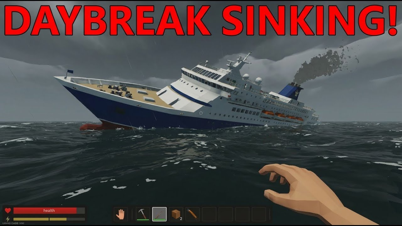 SS DAYBREAK SINK. Stormworks build and rescue gameplay