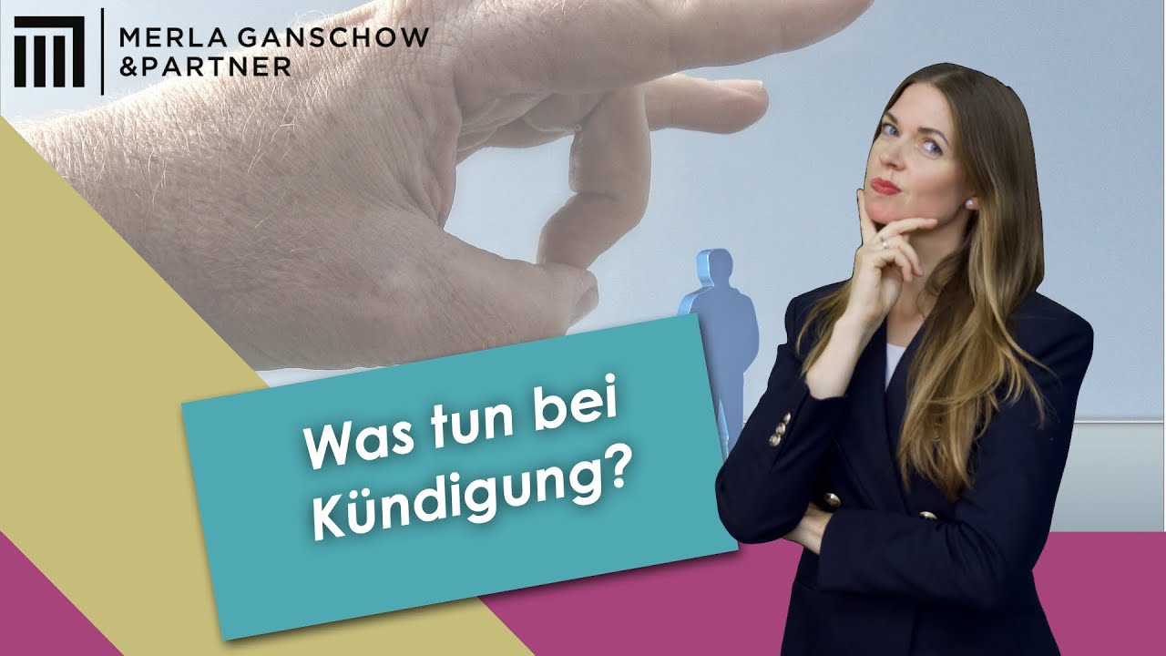 Kündigung vom Arbeitgeber erhalten - was tun?| Fachanwältin Livia Merla