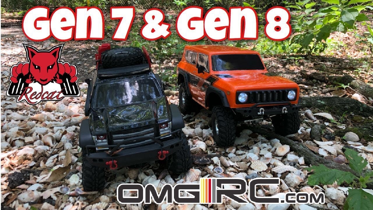 Redcat Everest Gen 7 vs Gen 8 Scout II 100% Stock on 3s  Power OMGRC