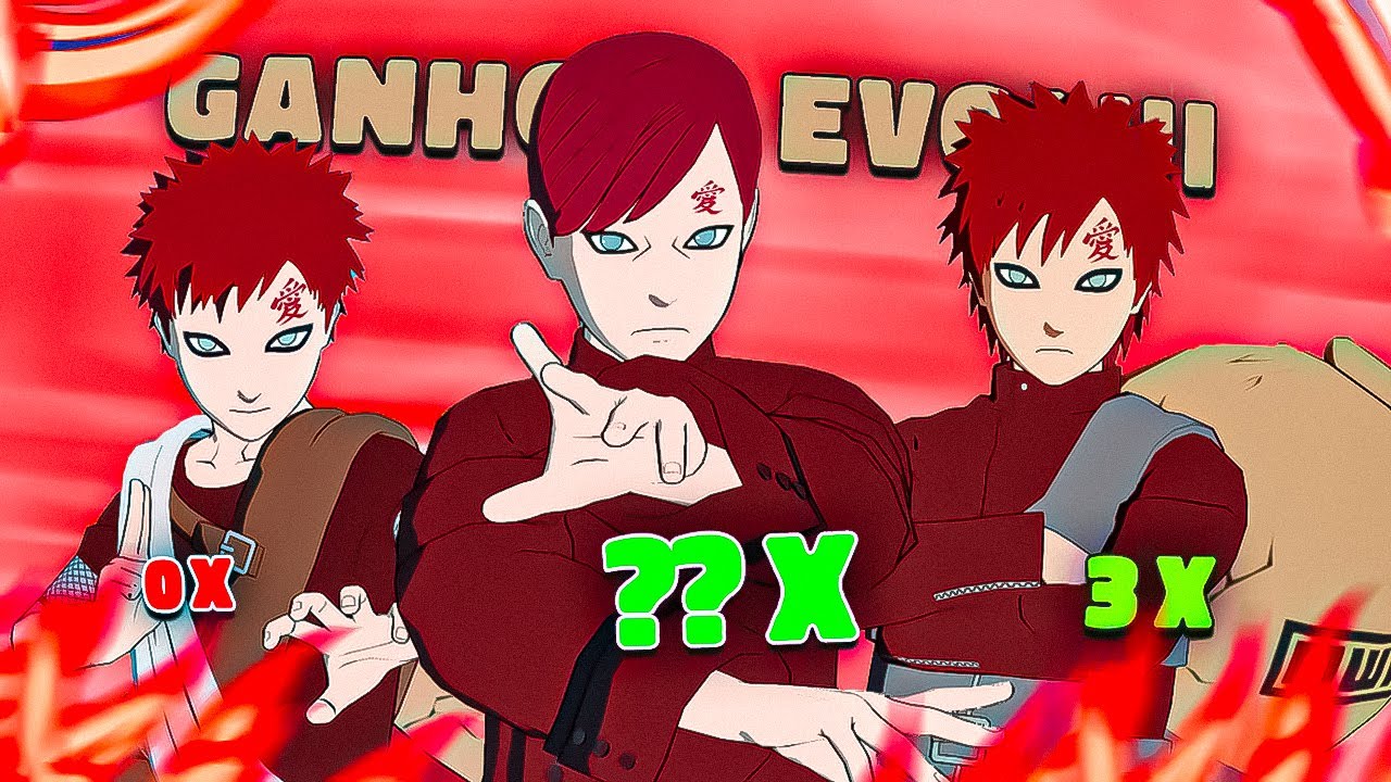 NARUTO STORM CONNECTIONS, MAS... A CADA VITÓRIA O GAARA EVOLUI