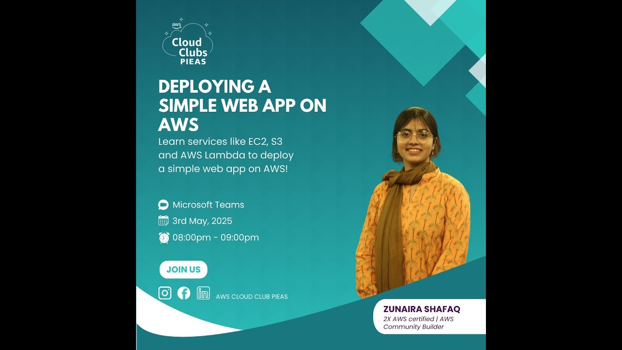 Deploying a Simple Web App on AWS | AWS Cloud Club PIEAS