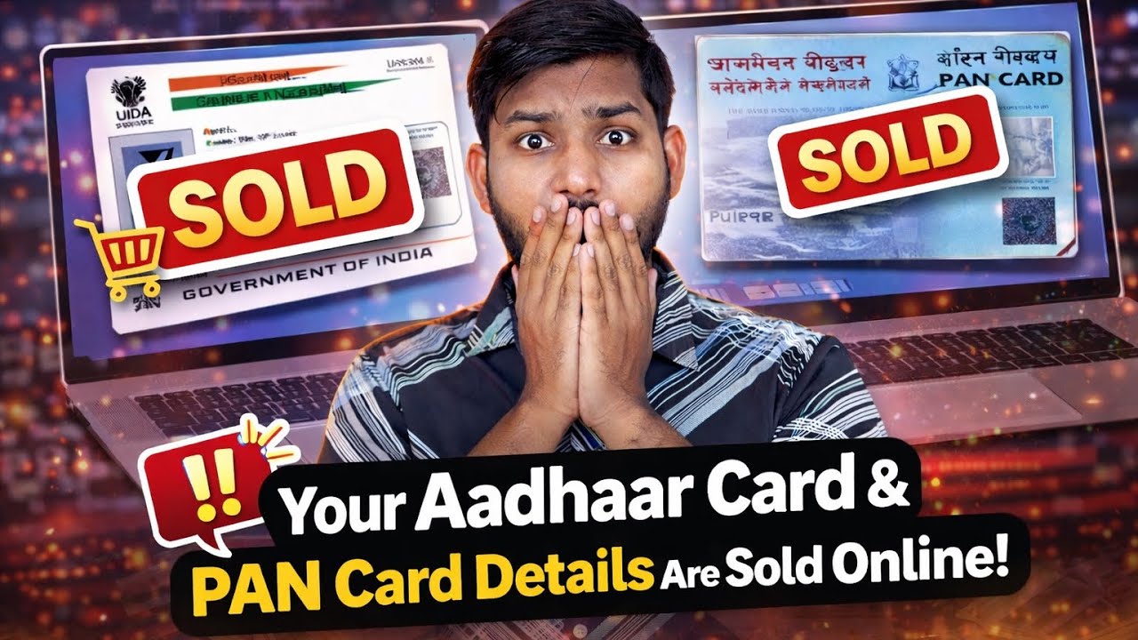 Your Aadhar and Pancard Details are Sold Online😱#adharcard#pancard #motivation #online #information 