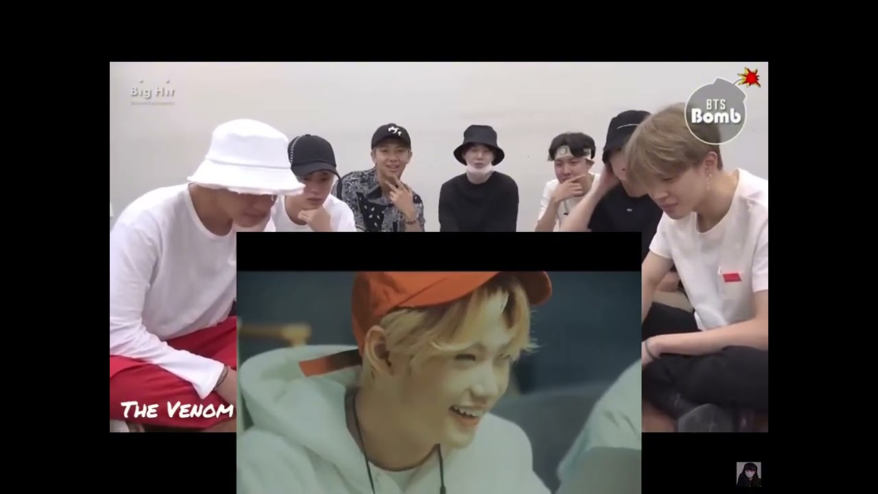 Bts reaction to stray kids changbin and Felix ft hyunjin