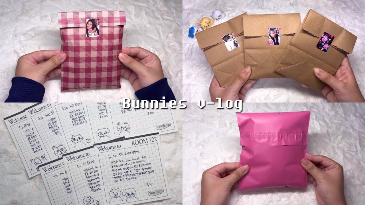 [버니즈로그] 반택비만 12600원 나온 썰 ( ✌︎'ω')✌︎ • 포장 브이로그 • NJZ • 포카 포장 • asmr(?) • 쇼피 • 예티몰 • 공방 • 앨범포카 • 택배